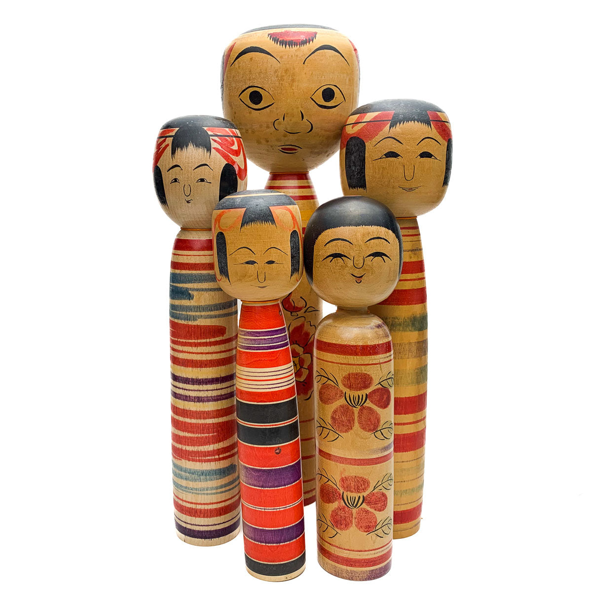 Vintage Japanese Kokeshi Dolls