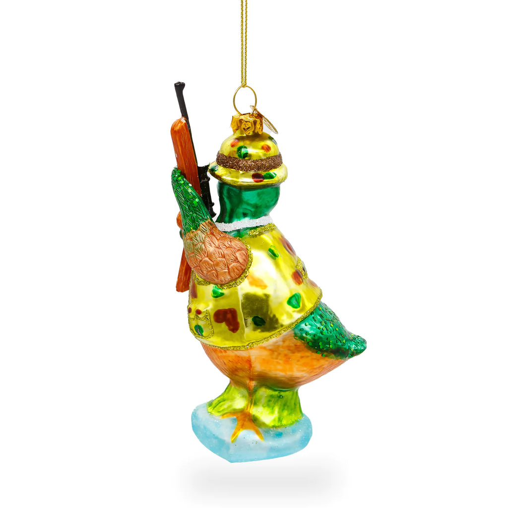 Duck Hunter Changes the Game Ornament