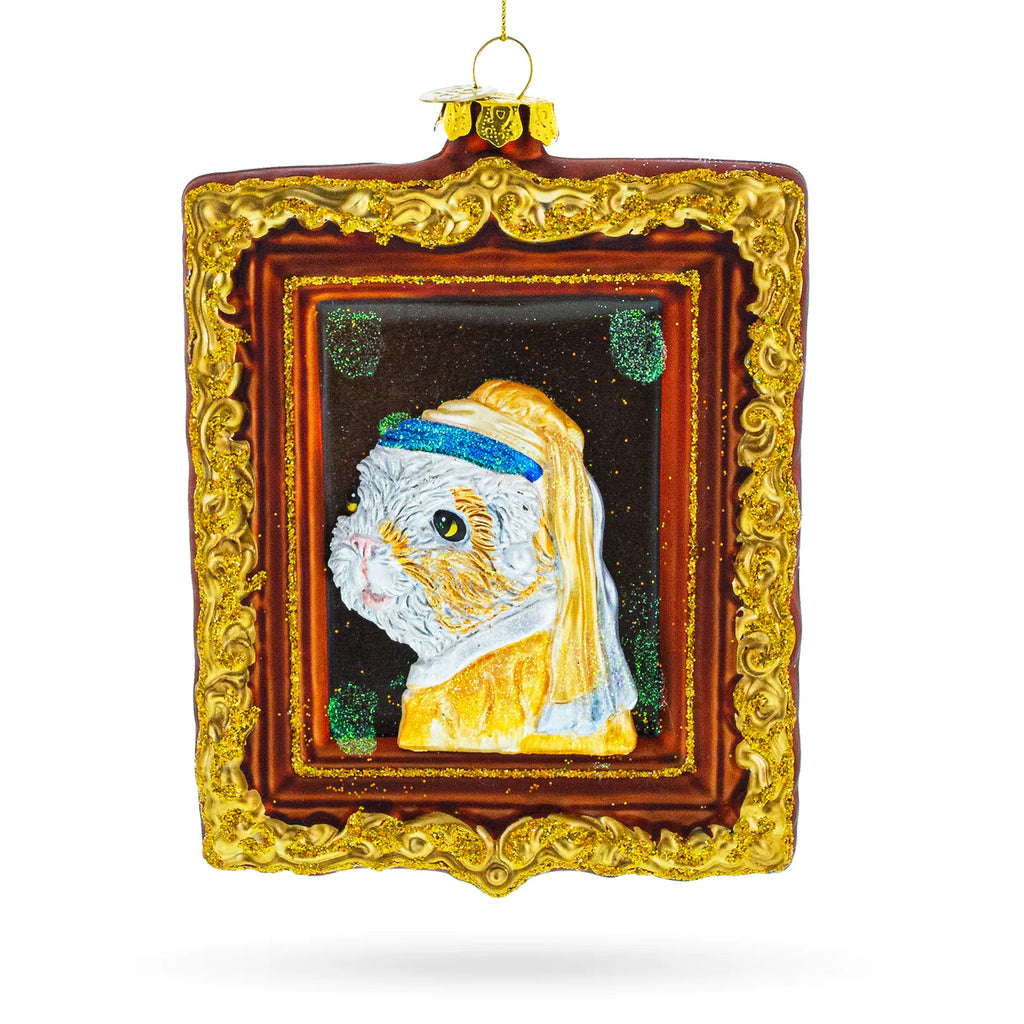 Bunny Girl with a Pearl Earring Ornament