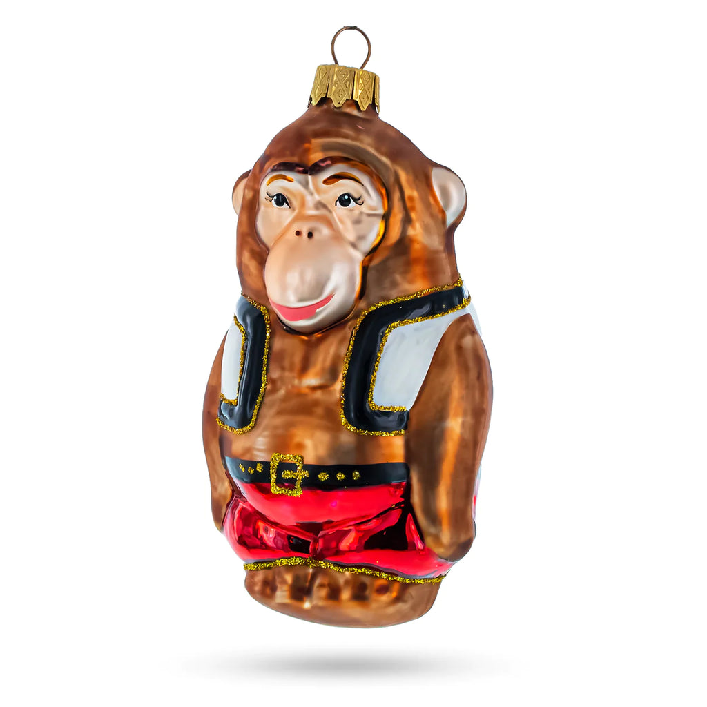 Date Night Monkey Ornament