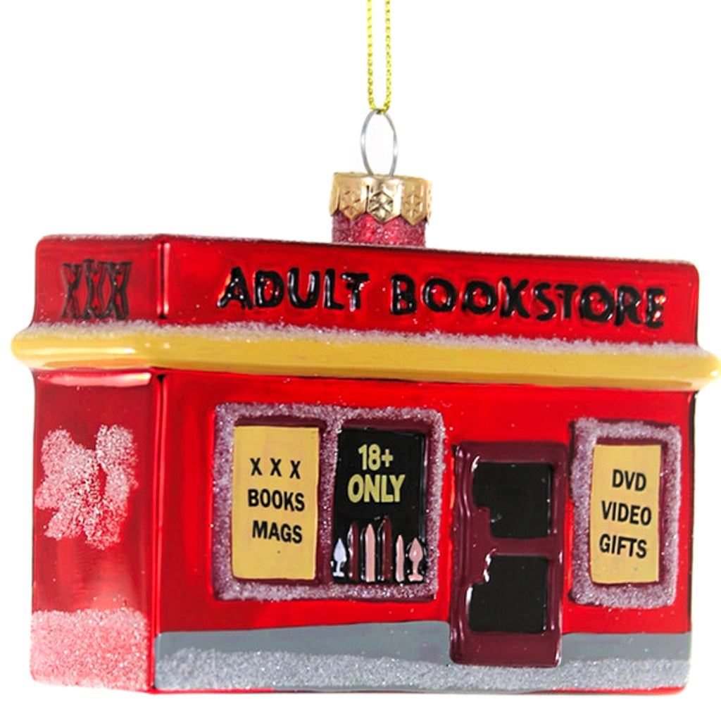 Adult Bookstore Ornament