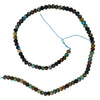 Chrysocolla 5.5mm Faceted Rondelles Bead Strand