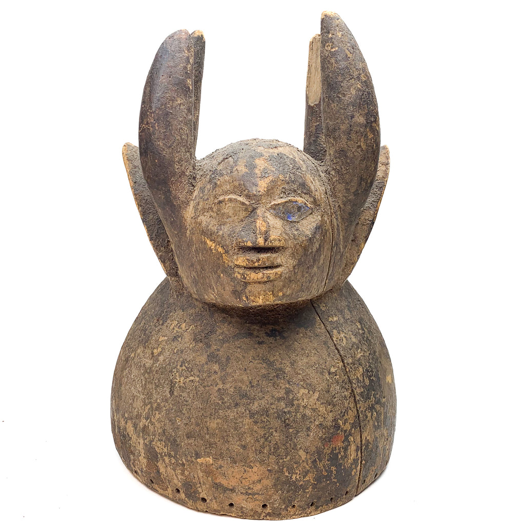 Yoruba Egungun Janus Headress, Nigeria #1145