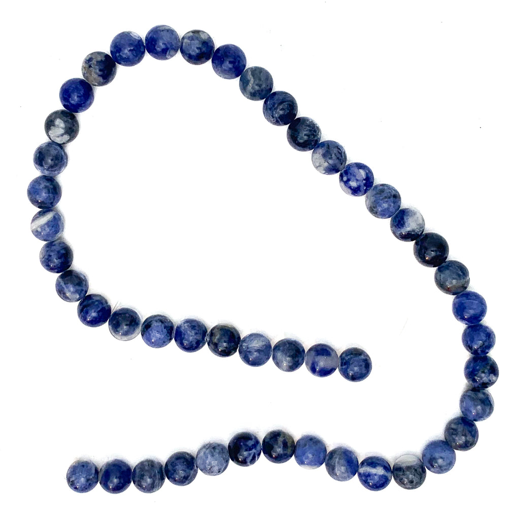 Sodalite 8mm Smooth Rounds Bead Strand