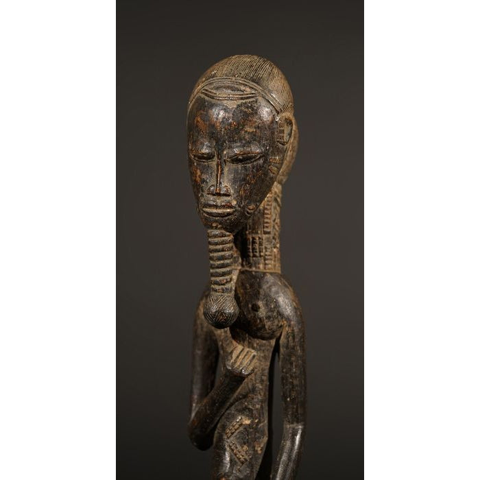 Baule Male Blolo Divination Figure, Côte d'Ivoire #788