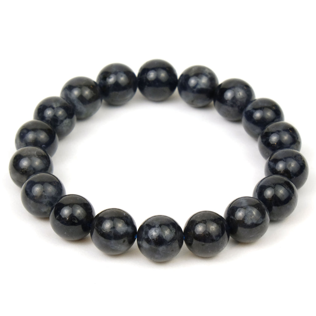 Black Tanzanite Stretch Bracelet 11mm