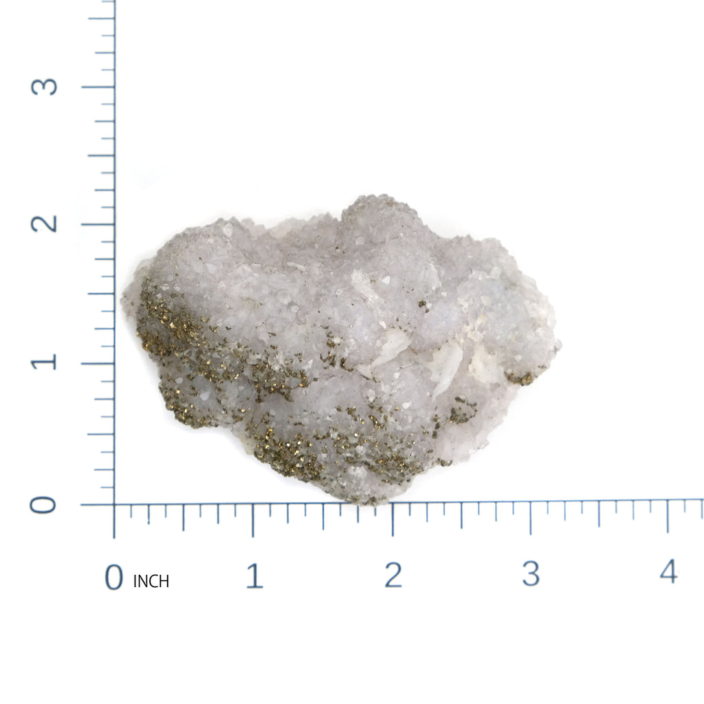 Pyrite and Quartz Cluster from El Hammam Mine, Morocco Specimen #27