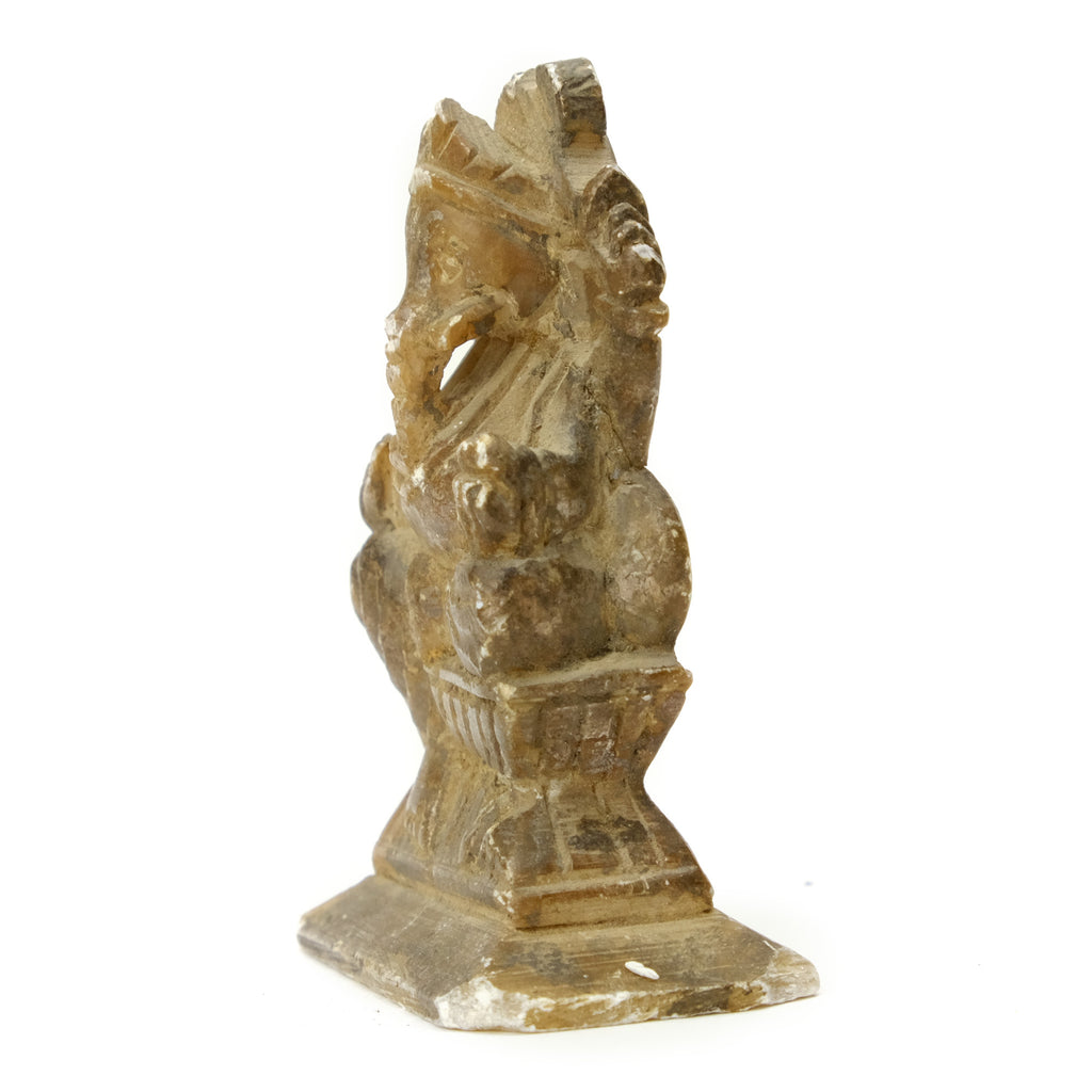 Lord Ganesha Marble Shrine Figure, India #49