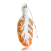 Wild Feather Glass Ornament Small
