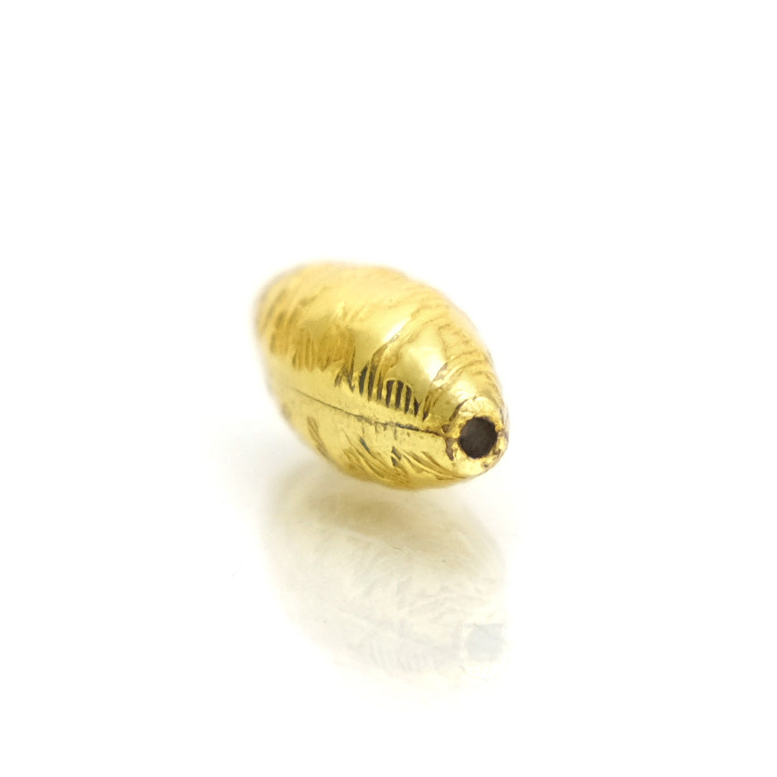 22K Gold Plated Over Sterling Silver Bead #23