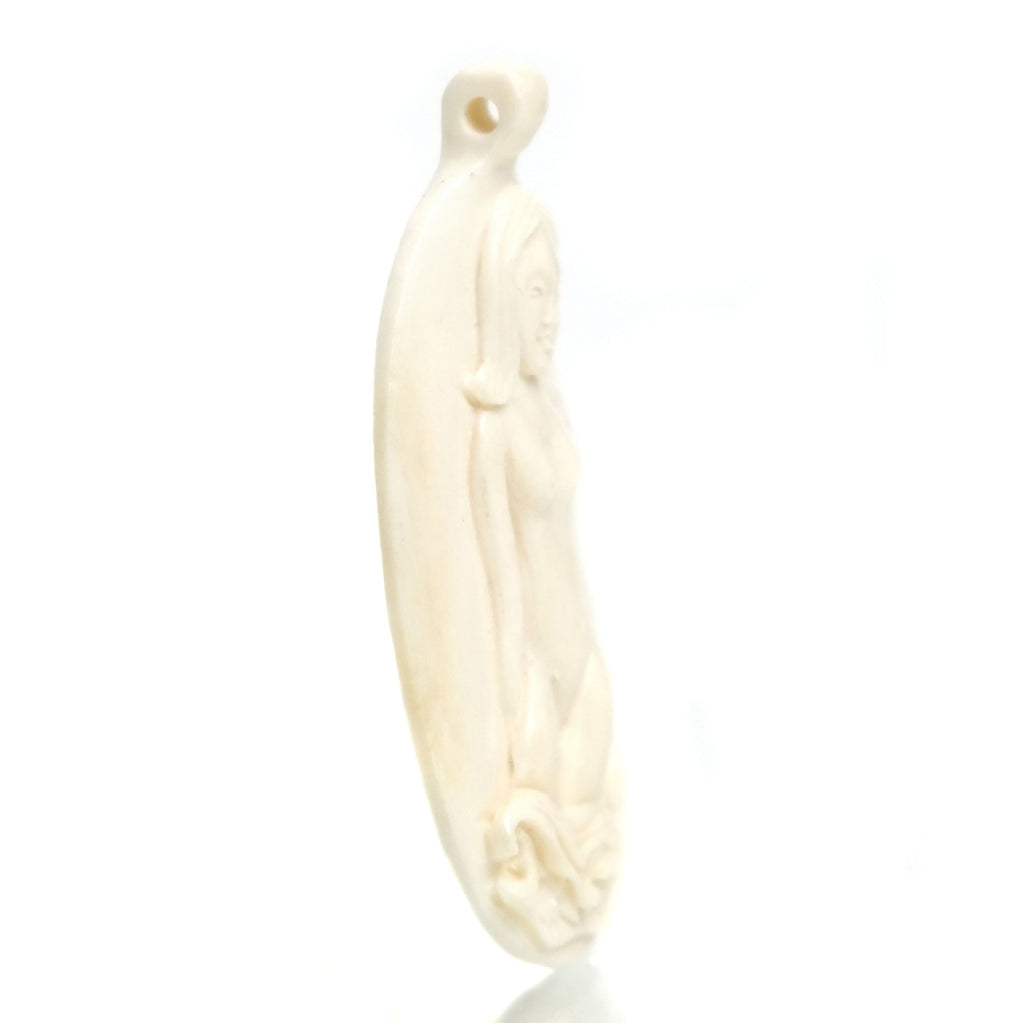 Carved Bone Pendant, Venus Goddess 1