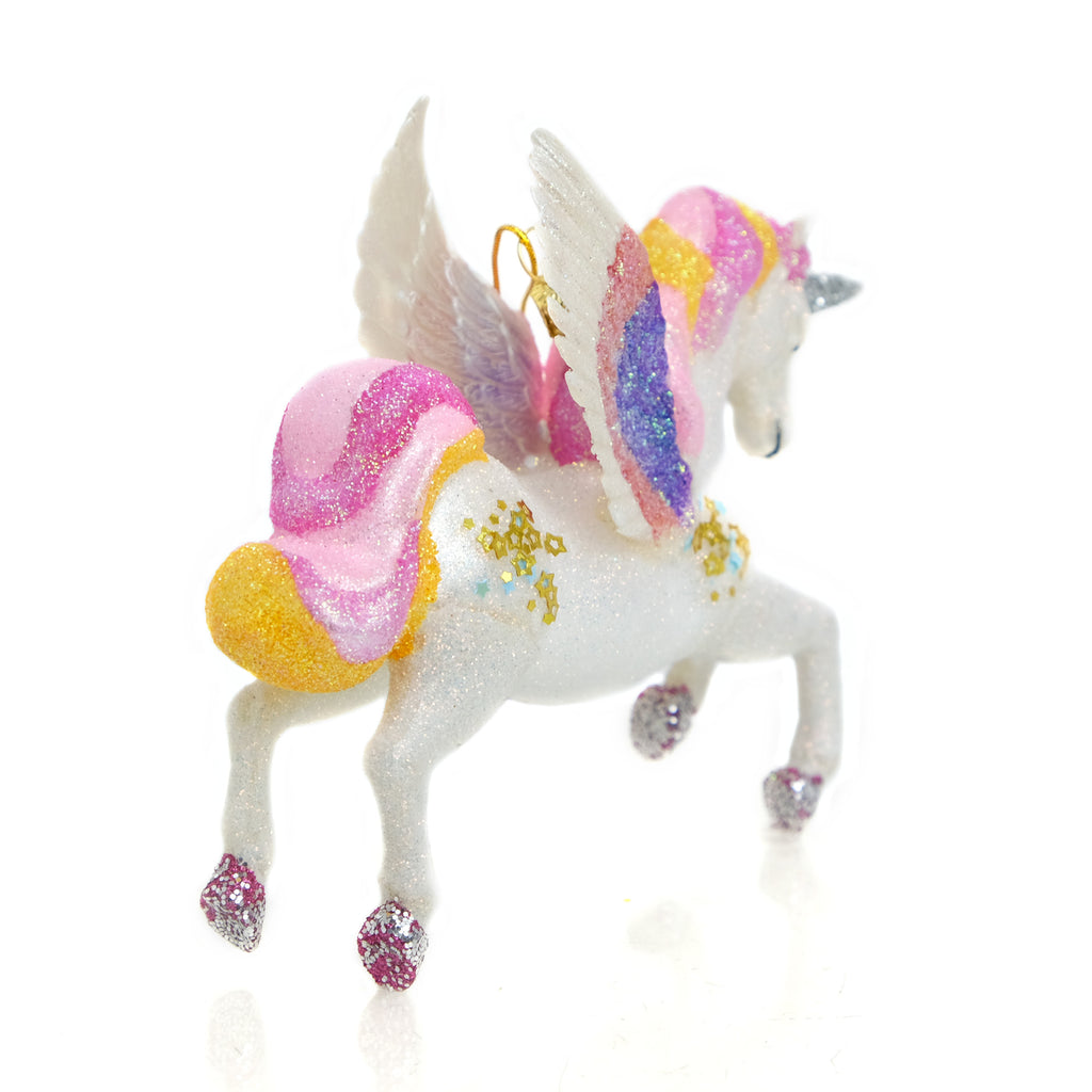Enchanted Unicorn Pegasus Ornament #1