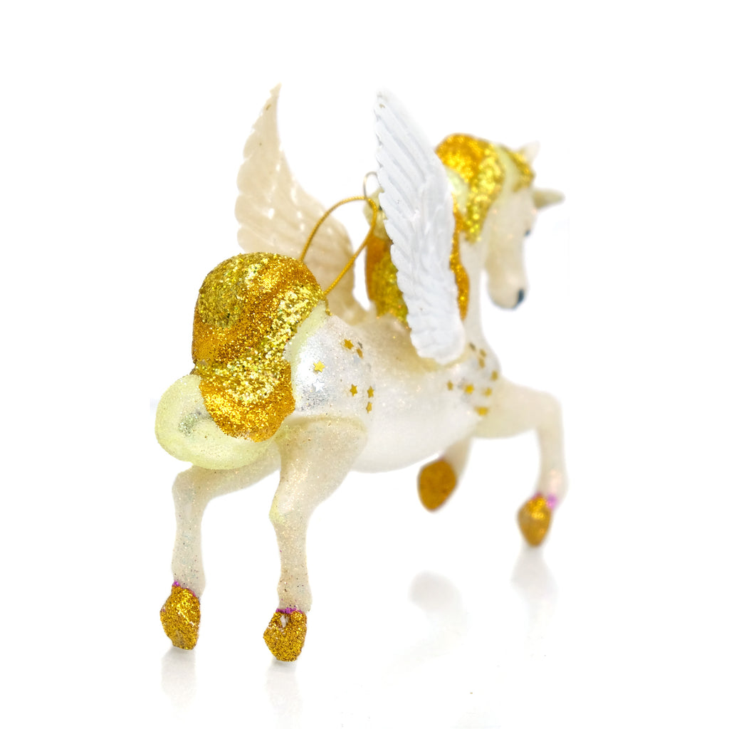 Enchanted Unicorn Pegasus Ornament #2