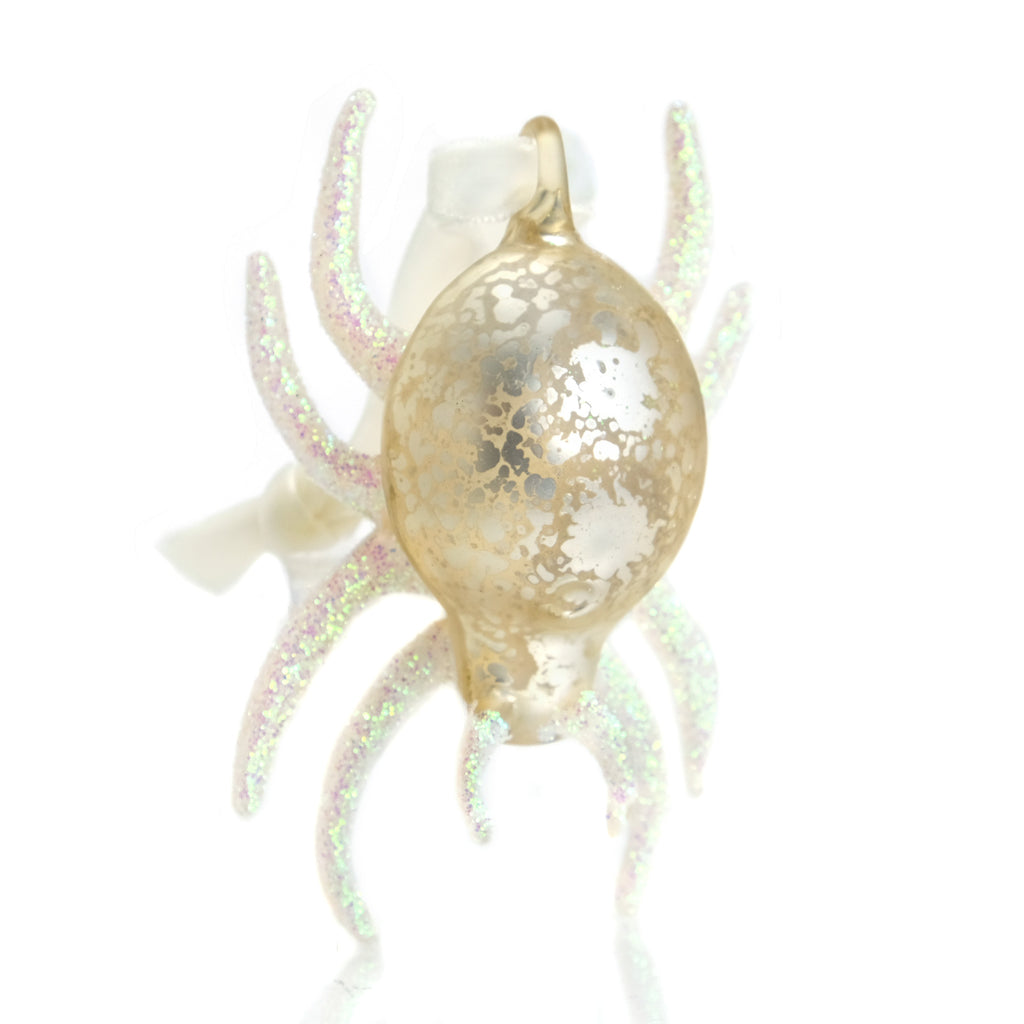 Glittered Spider Ornament