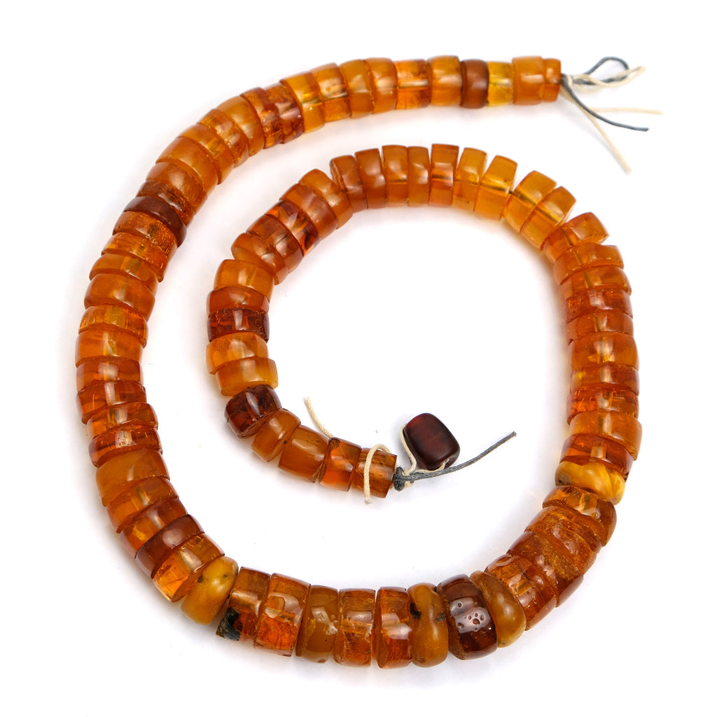 Baltic Wheel Amber Necklace