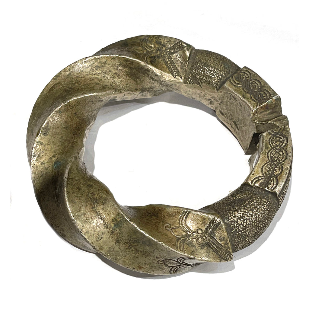 Extra Large Fine Djerma Dowry Currency Bangle from Nigeria