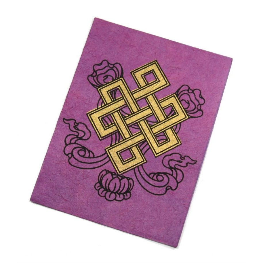 Handmade Greeting Card from Nepal (Infinity Symbol)