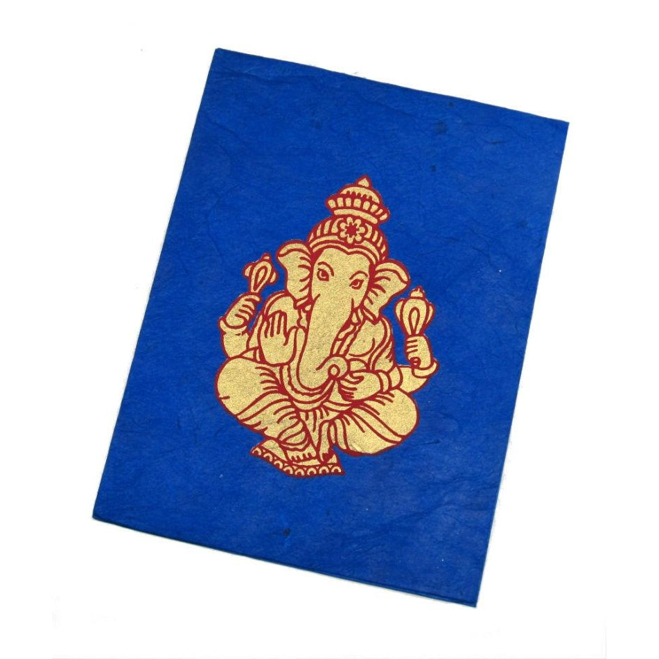 Handmade Greeting Card from Nepal (Ganesha)