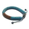 "Glass Snake Vertebrae" Bead Adjustable Bracelet