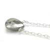 Pyrite Necklace on Sterling Silver Chain with Sterling Silver Spring Ring Clasp