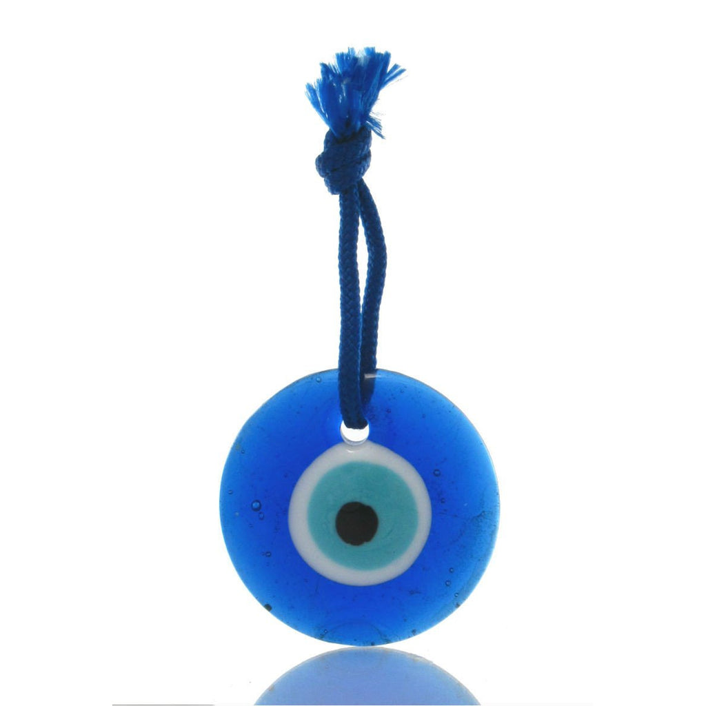 Evil Eye Glass Ornament 1 3/8"