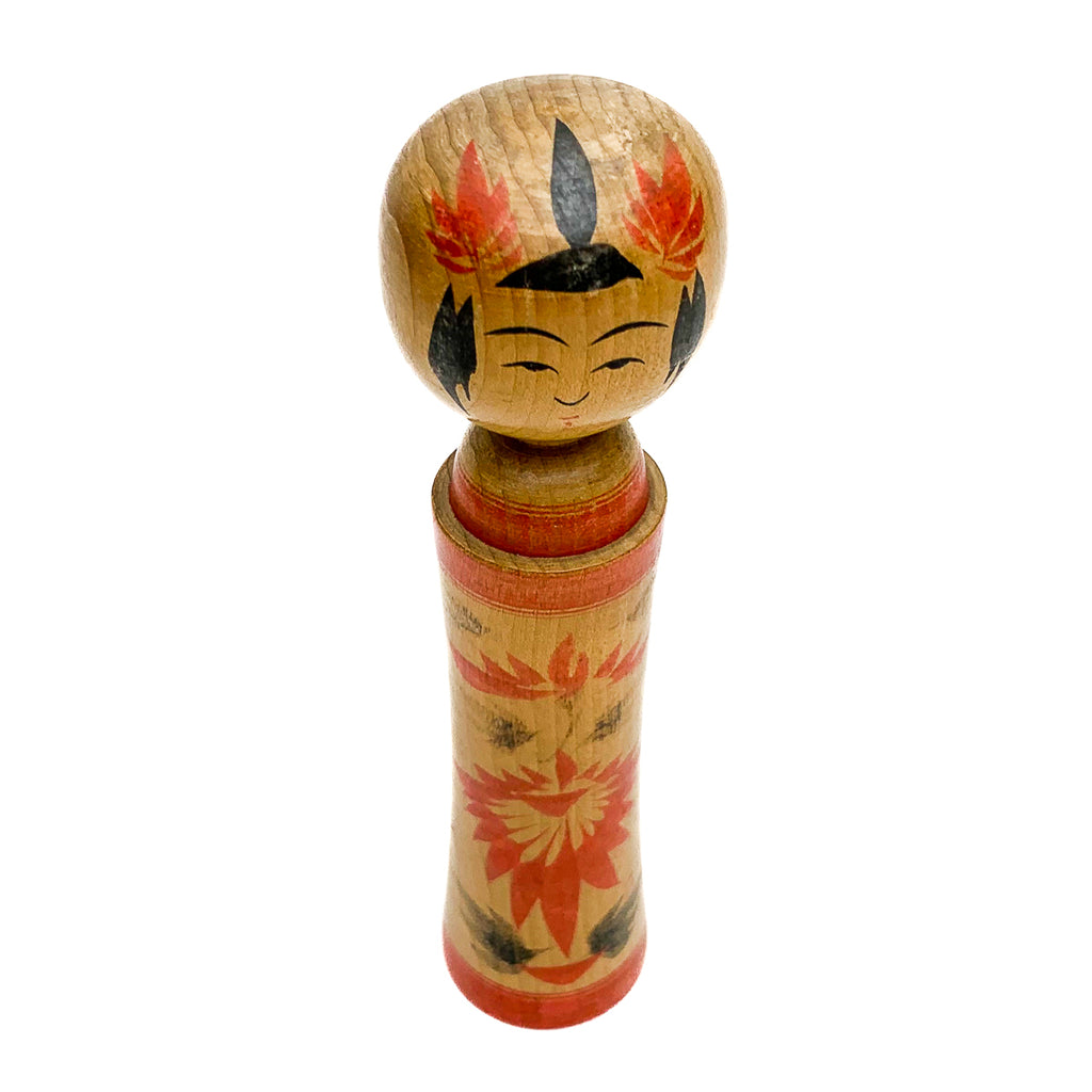 Vintage Wooden Kokeshi Doll, Japan #357