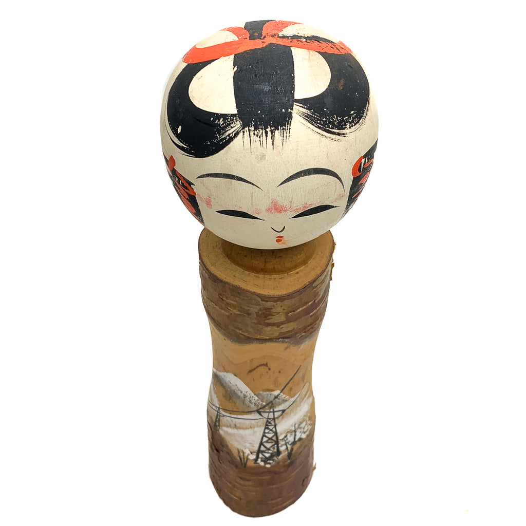 Vintage Wooden Kokeshi Doll, Japan #462