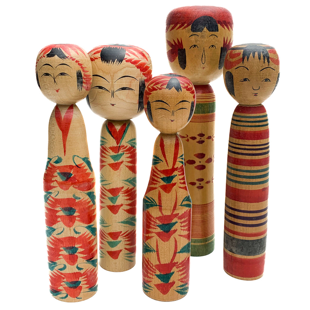 Vintage Wooden Kokeshi Doll, Japan #493