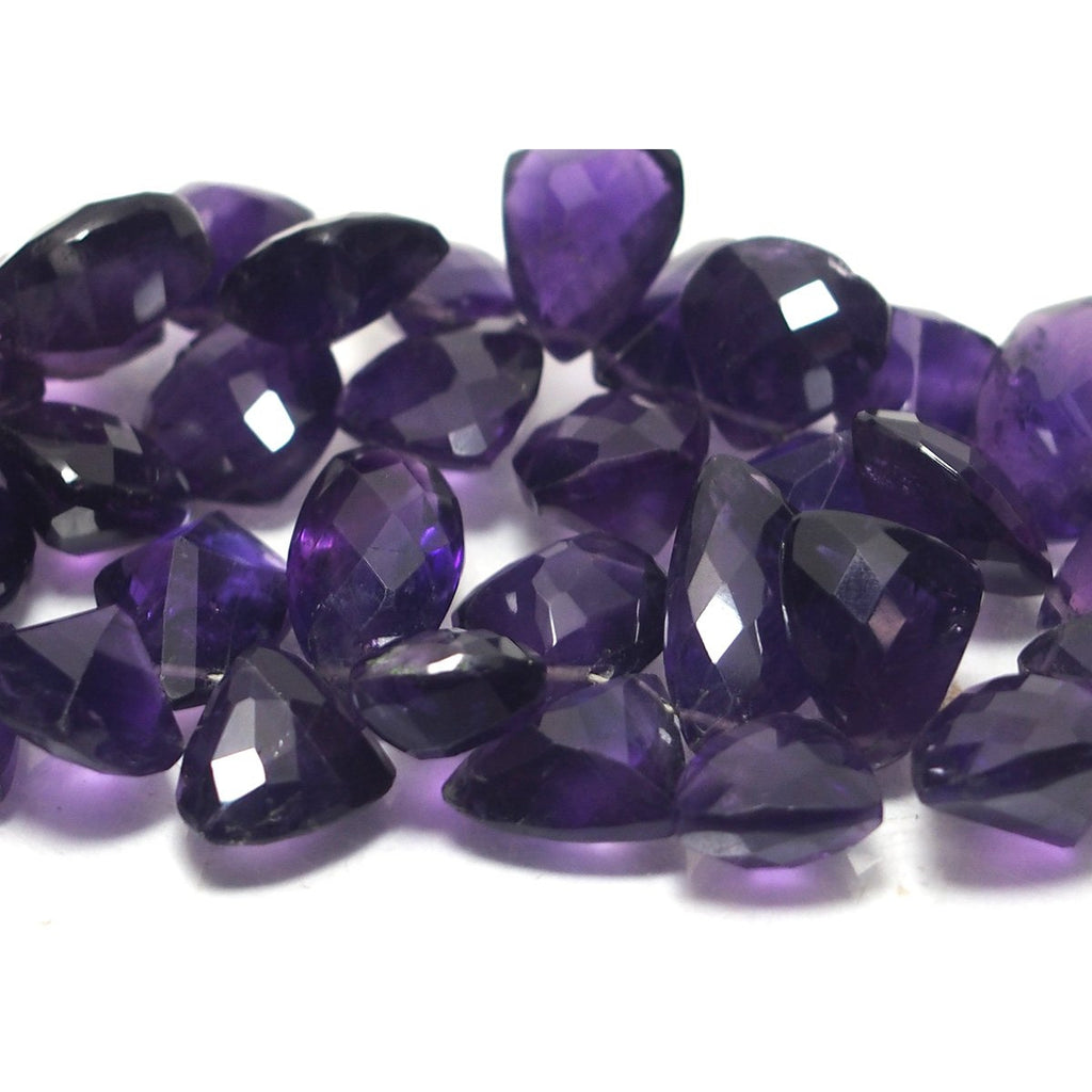 Amethyst Fine Faceted Drops Strand