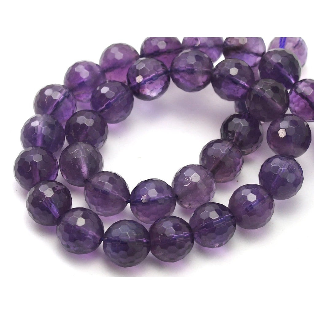Amethyst Faceted Rounds 10mm