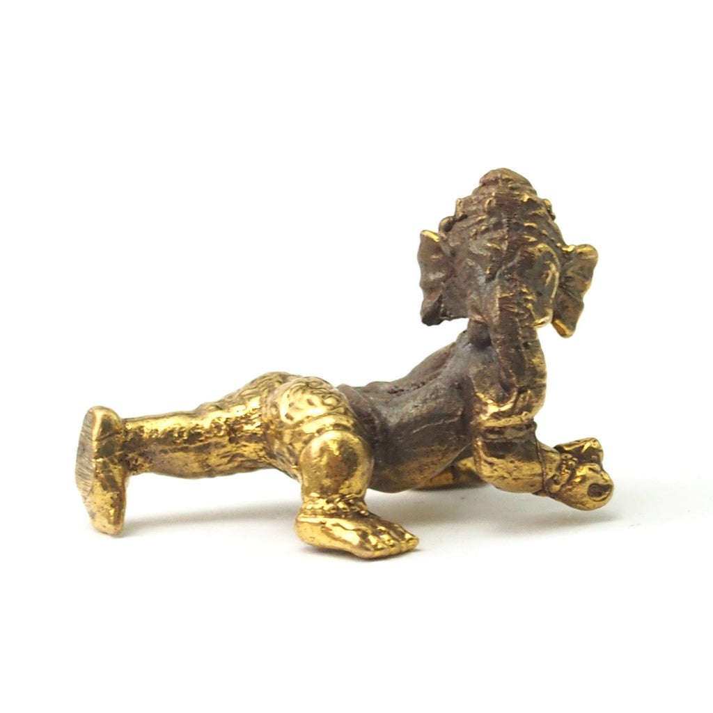 Ganesha Brass Crawling Statue