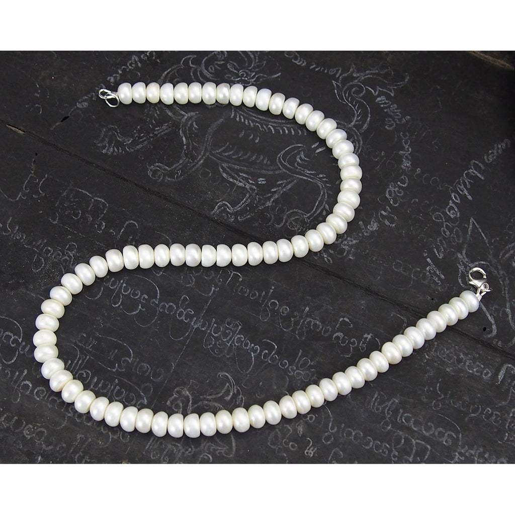 Fresh Water Pearl Choker Necklace with Sterling Silver Trigger Clasp