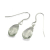 Green Amethyst Earrings with Sterling Silver French Ear Wires 2