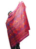Ensemble 13: Bali Ikat Floral Sarong with Wire Wrapped Moonstone Hoop Earrings - Each Item Sold Separately