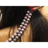 Lilac Lepidolite Smooth Rounds 14mm, 16mm Strand
