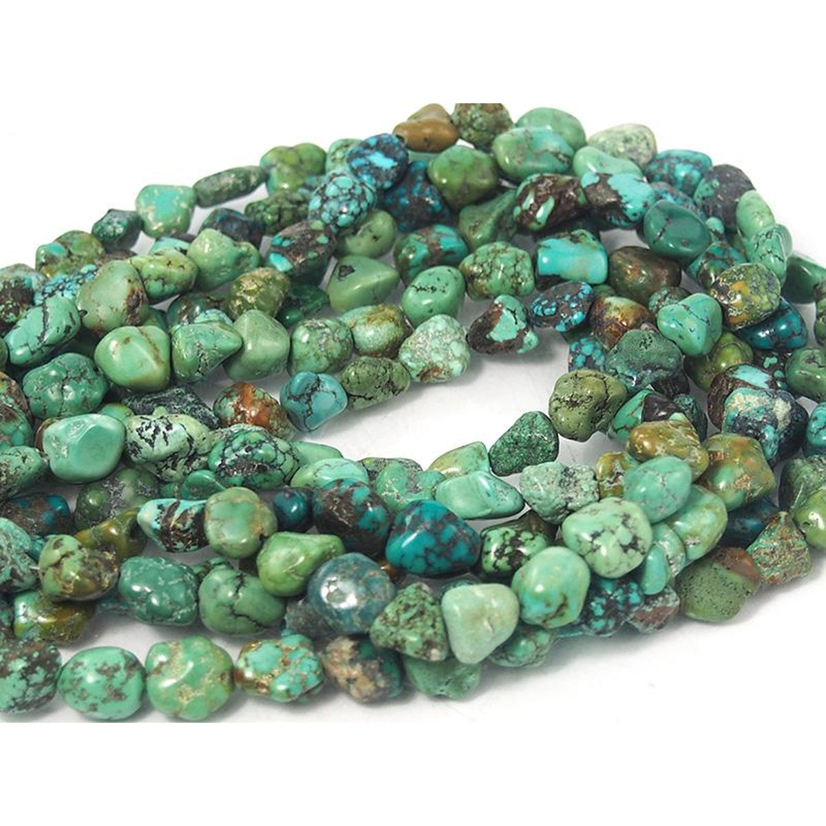 Tibetan Turquoise Nugget Strand Small – Beads of Paradise