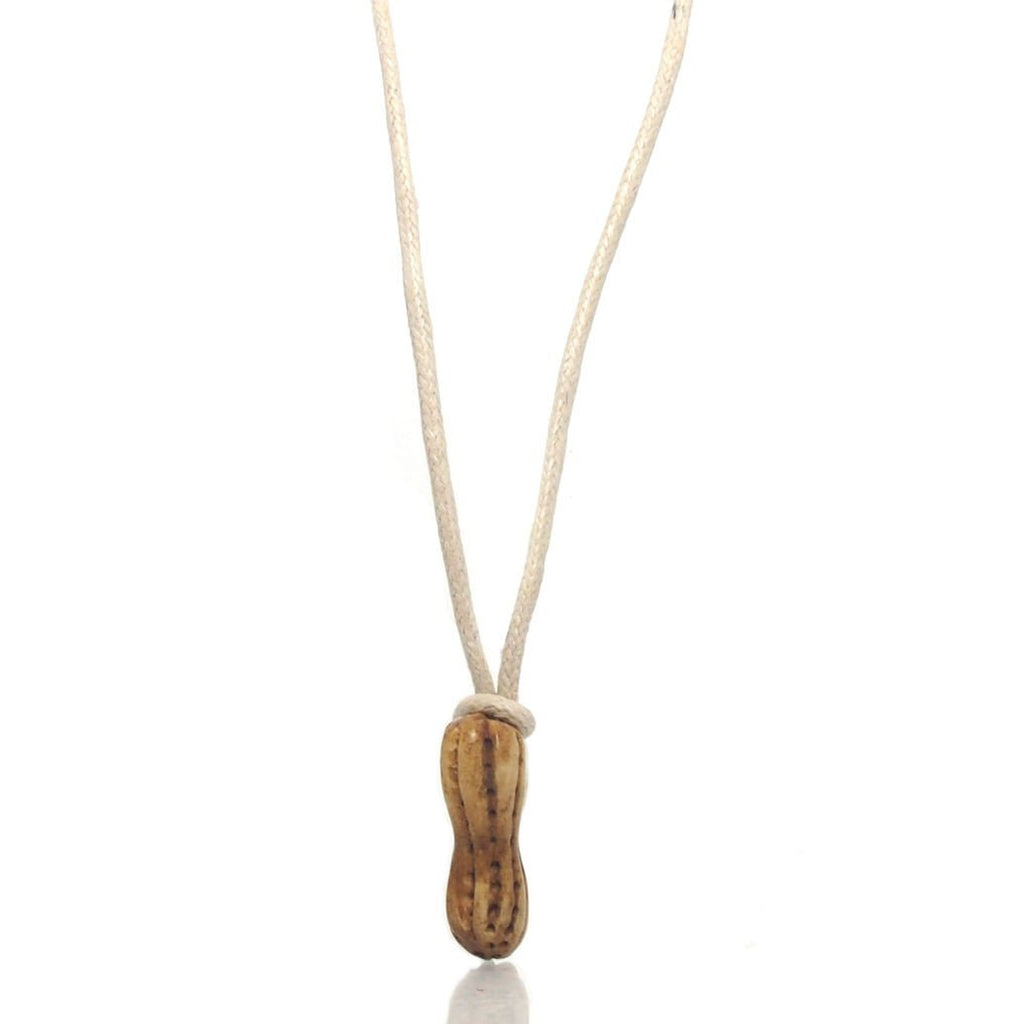 Bone Pendant Necklace, Peanut