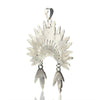 Sterling Silver Feather Headdress Pendant