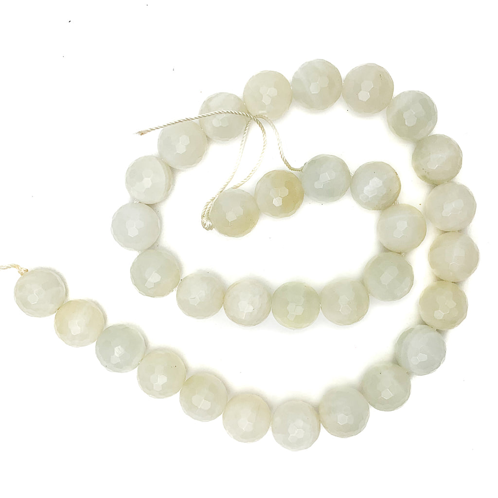 Moonstone 12mm Faceted Rounds