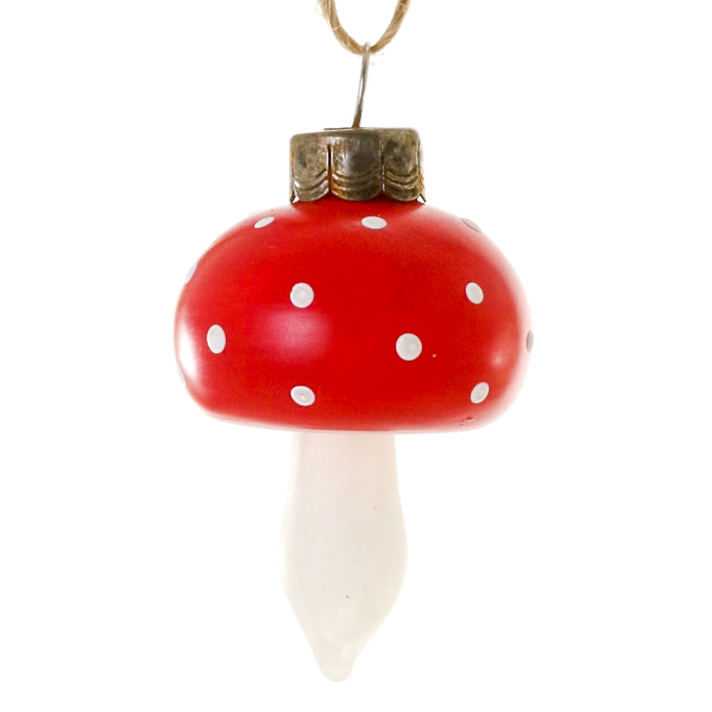 Retro Mushroom Ornament 2"