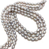 Silver Rice Freshwater Pearl Bead Strand