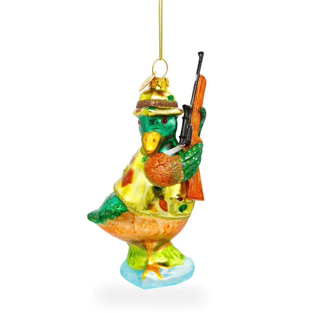 Duck Hunter Changes the Game Ornament