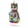 Creative Kitty with Crayons Ornament