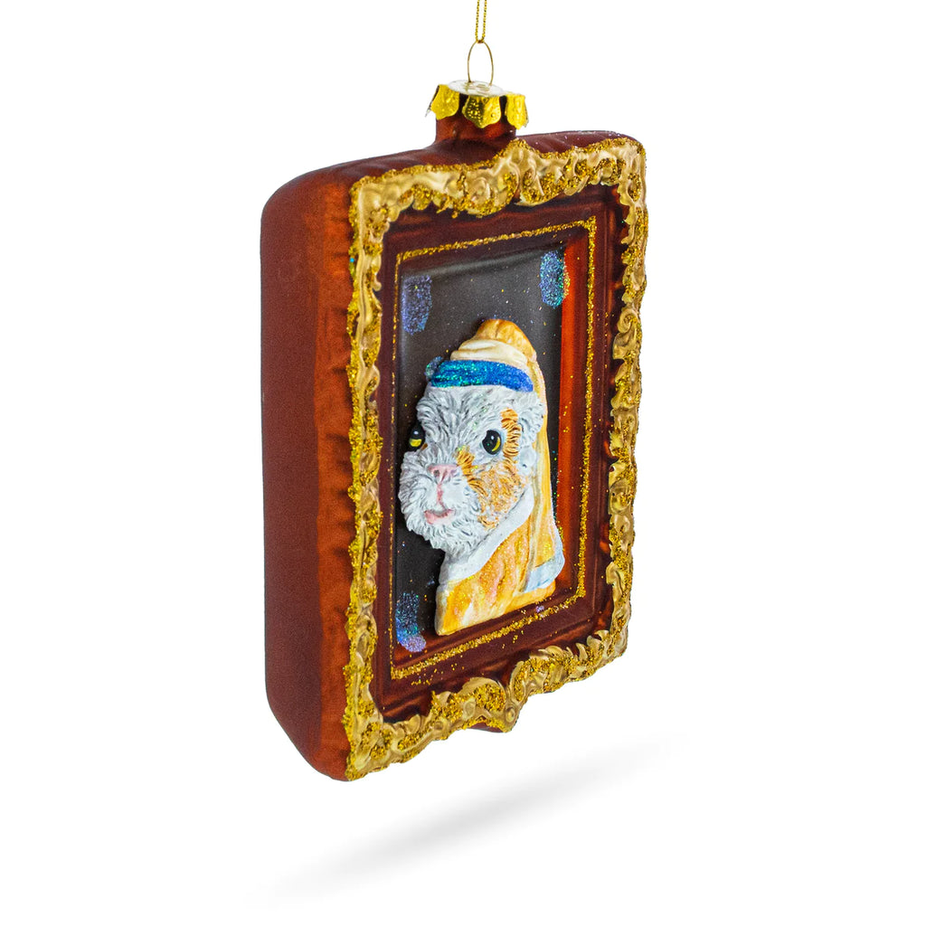 Bunny Girl with a Pearl Earring Ornament