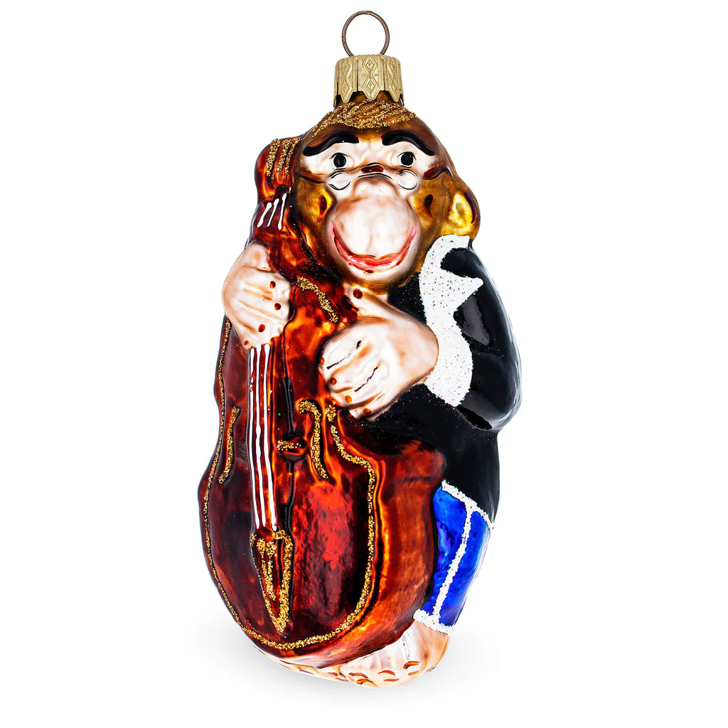 Monkey-ing Around on the Bass Ornament