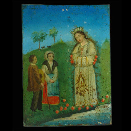 Our Lady of La Salette (French: Notre-Dame de La Salette) Retablo #113