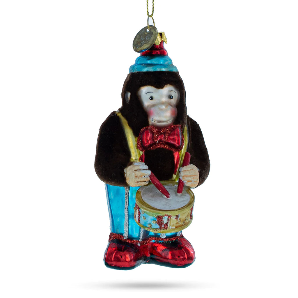 Little Drummer Monkey Pa-rum-pa-pum-pum Ornament