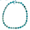 Amazonite Siberian 7mm Faceted Drums Bead Strand