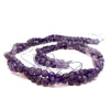 Amethyst 5mm Faceted Cubes Bead Strand