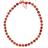 Carnelian 7mm Faceted Drums Bead Strand
